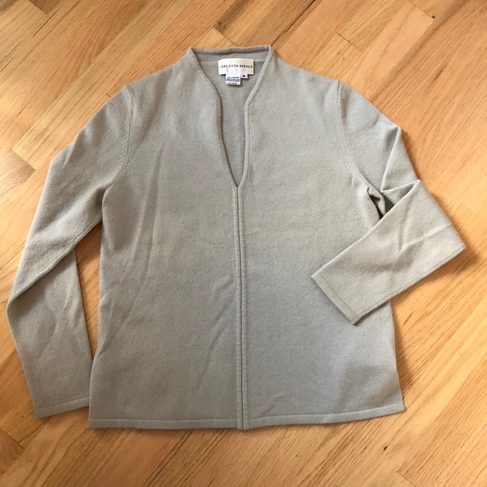 Cashmere sweater by Saks